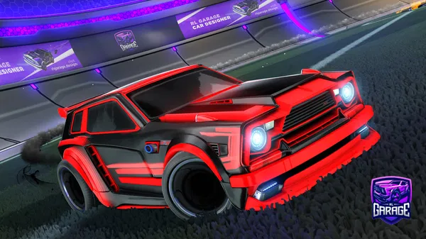 A Rocket League car design from Corgidog333