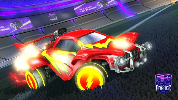 A Rocket League car design from Inchiki