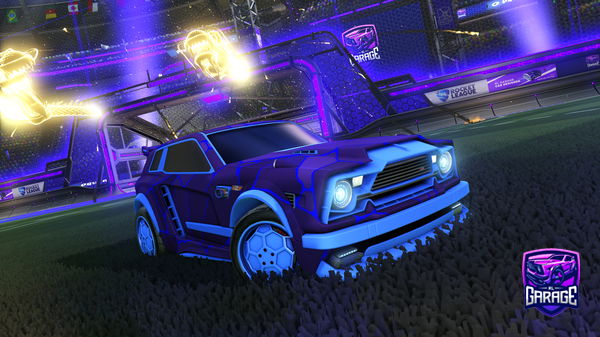 A Rocket League car design from CurtisTheG0ATT