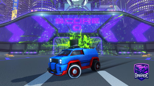 A Rocket League car design from roach138