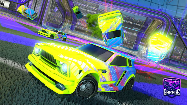 A Rocket League car design from Oreocookie45