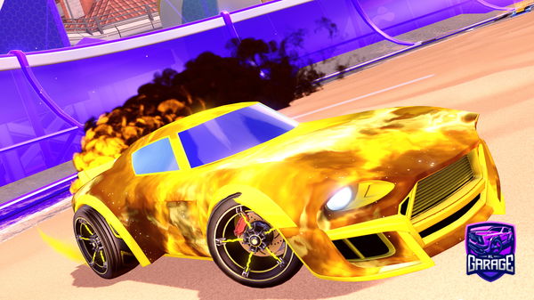 A Rocket League car design from erooogbj