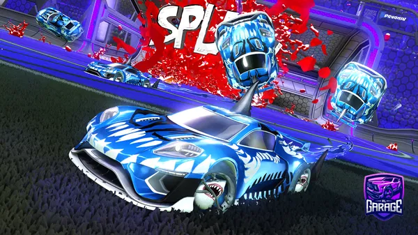 A Rocket League car design from sjsharkie777