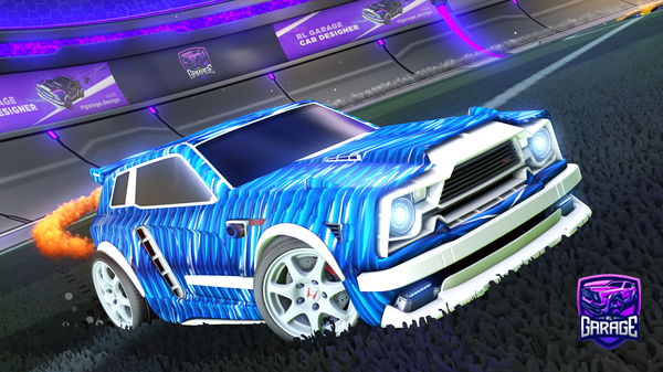 A Rocket League car design from timeo_gaming2