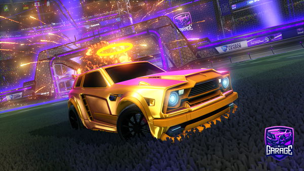 A Rocket League car design from Itz_Monteiro