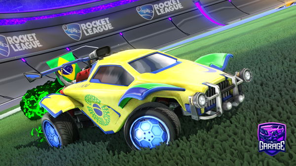 A Rocket League car design from SeuP4iMortal