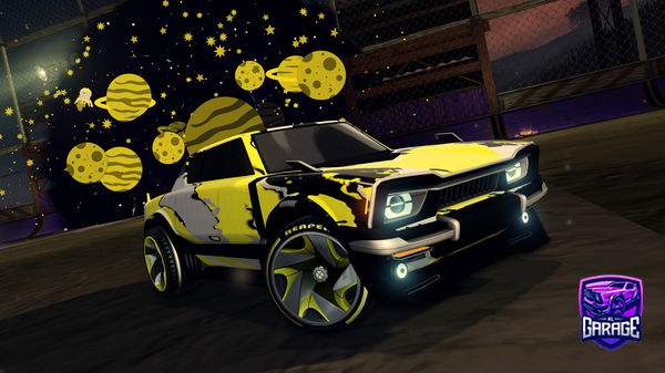 A Rocket League car design from GH0ST85O