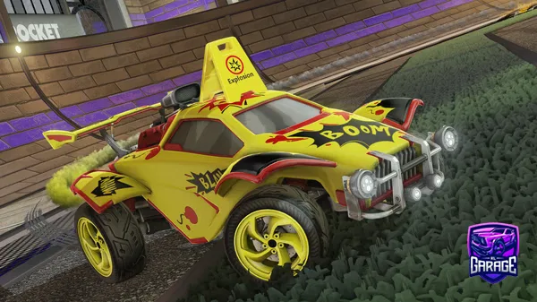 A Rocket League car design from irosario78