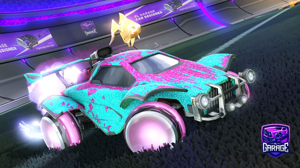 A Rocket League car design from MoistBrownie