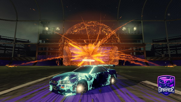 A Rocket League car design from Zomol