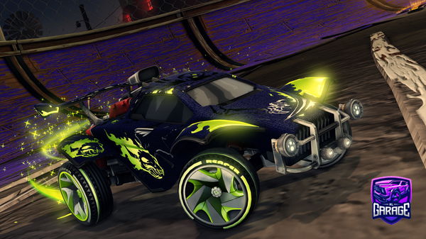 A Rocket League car design from Verrkami