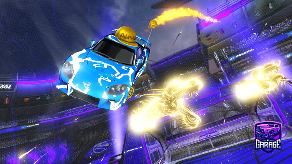 A Rocket League car design from ClutchHalo