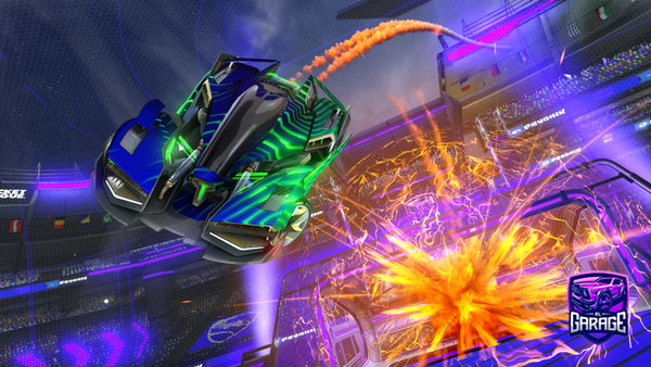 A Rocket League car design from kampfcannon