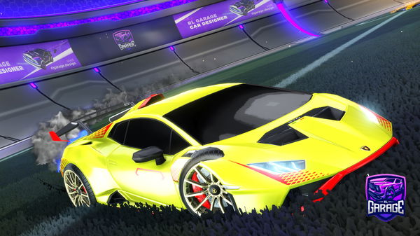 A Rocket League car design from RL-GHOST28