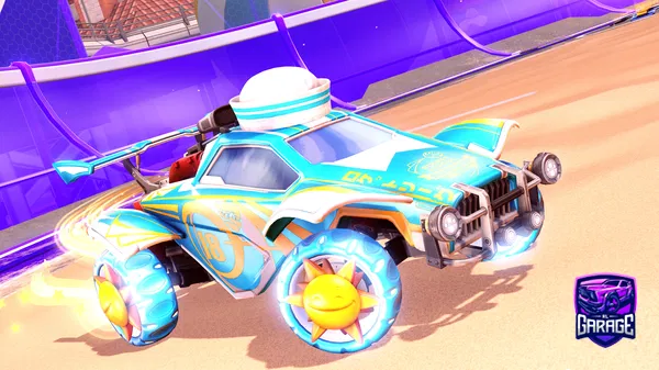 A Rocket League car design from -V3N0M-