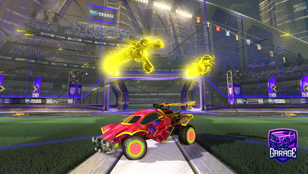 A Rocket League car design from Faszomkivan