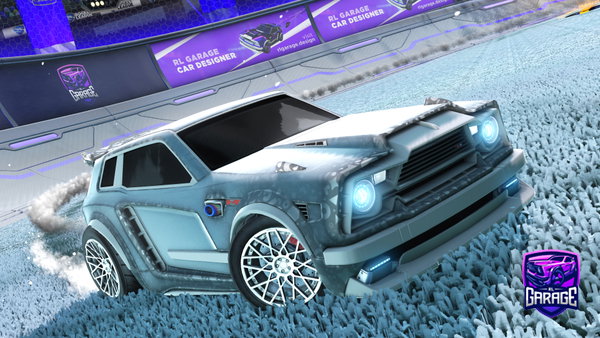 A Rocket League car design from gcatog