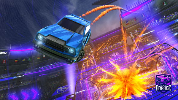 A Rocket League car design from InhaledCow