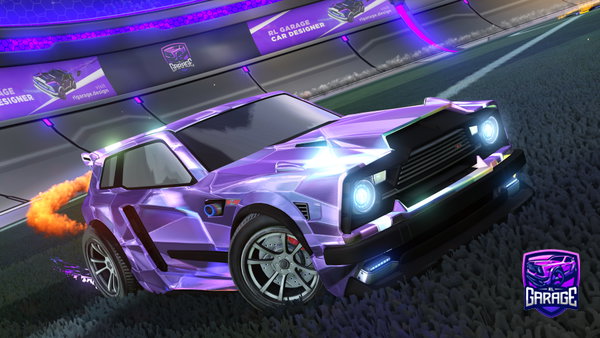 A Rocket League car design from Idkto