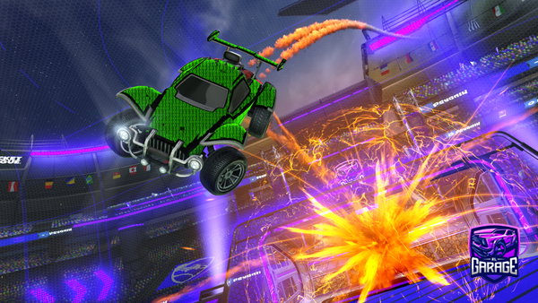 A Rocket League car design from XproH709