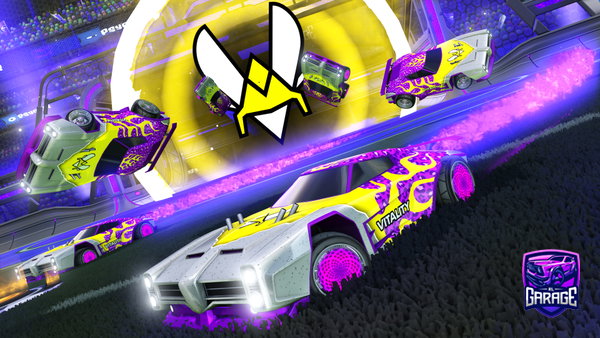 A Rocket League car design from Hesaya