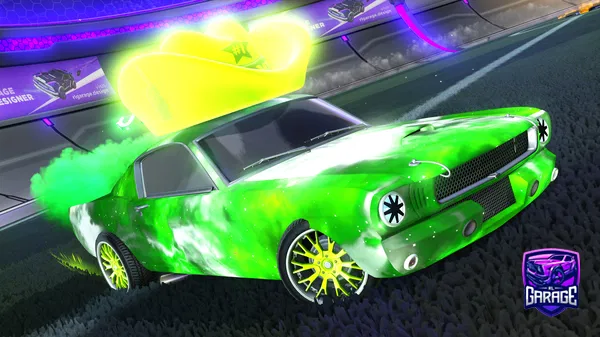 A Rocket League car design from Yy-