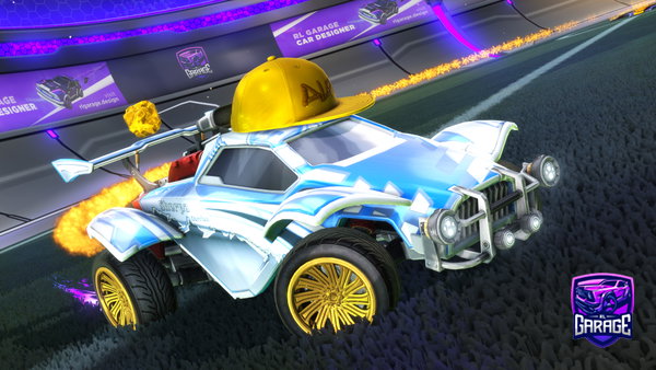 A Rocket League car design from Pixelfan854