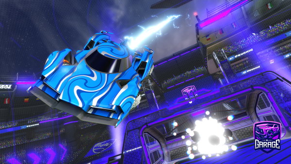 A Rocket League car design from FlashRun77