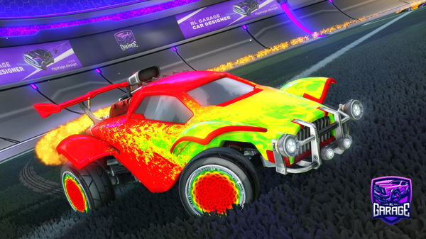 A Rocket League car design from xlHaku-