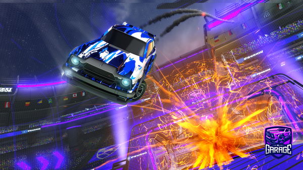 A Rocket League car design from oThornsMC