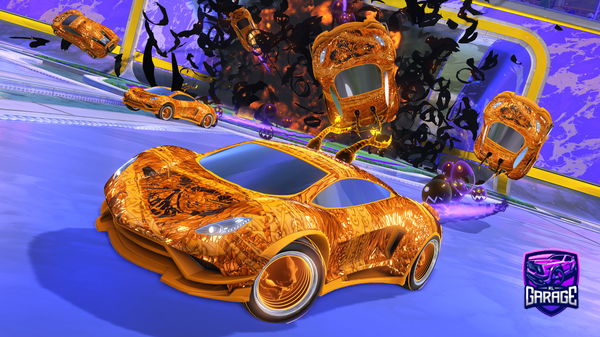 A Rocket League car design from Ieiejeje