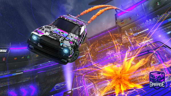 A Rocket League car design from SyndicateJCP