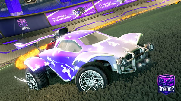 A Rocket League car design from DRACHENTRAX