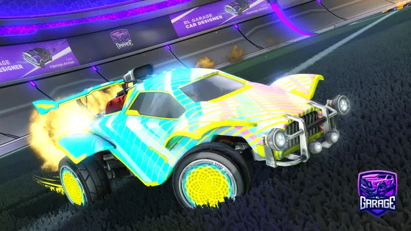 A Rocket League car design from Jasonkami