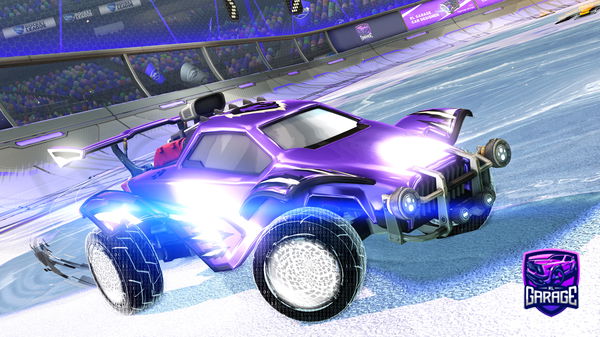 A Rocket League car design from oemblack