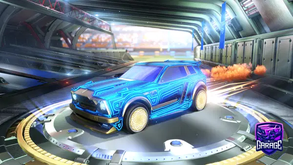 A Rocket League car design from skilliwig