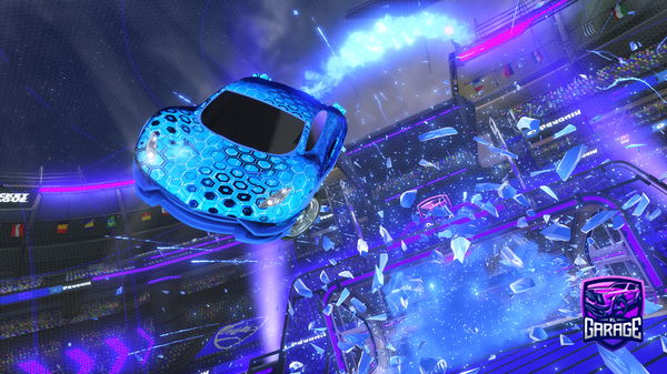 A Rocket League car design from Mogadoo11