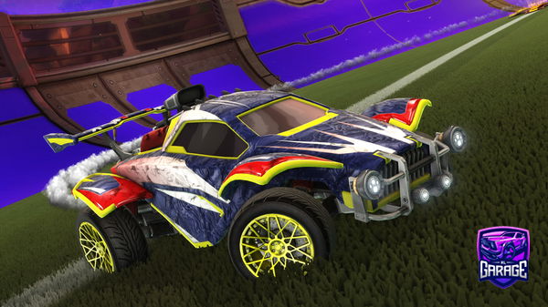 A Rocket League car design from Ocinn