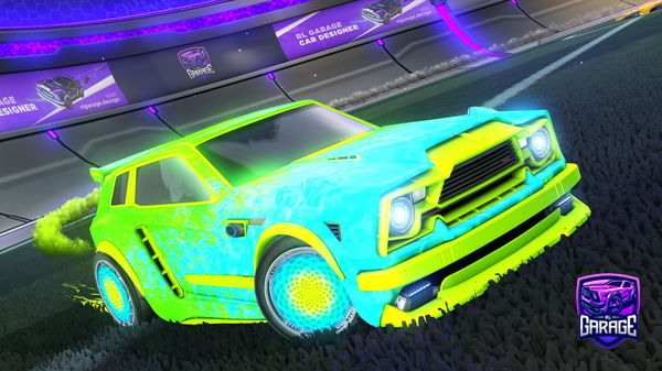 A Rocket League car design from xdBaller27