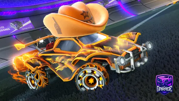A Rocket League car design from BINBOO132