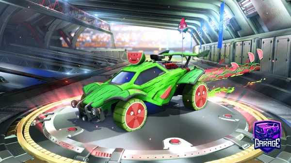 A Rocket League car design from WhatTheROCKETY