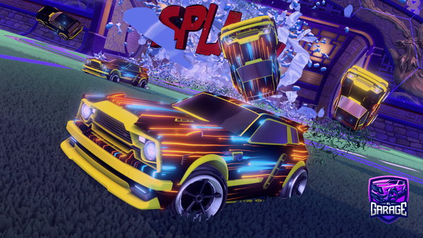 A Rocket League car design from InkDemon47