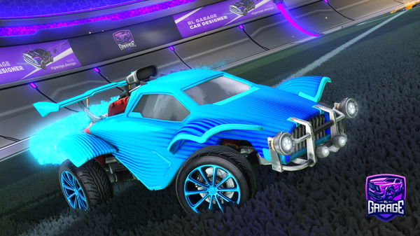 A Rocket League car design from Pulse_Cash12