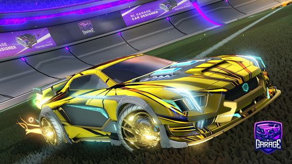 A Rocket League car design from 3bady77