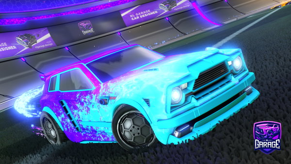 A Rocket League car design from ZeeGee