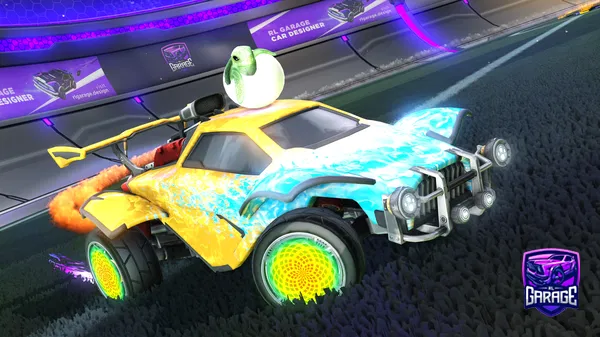 A Rocket League car design from WrathOfPitBoss