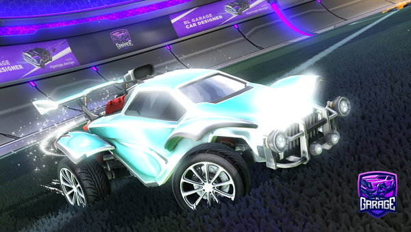 A Rocket League car design from qzelouka