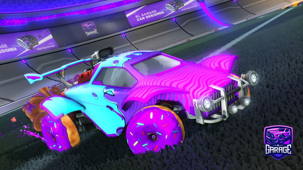 A Rocket League car design from boooooooiii