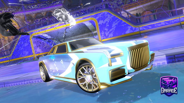 A Rocket League car design from SigalaFck