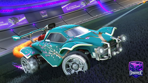 A Rocket League car design from Getemingo